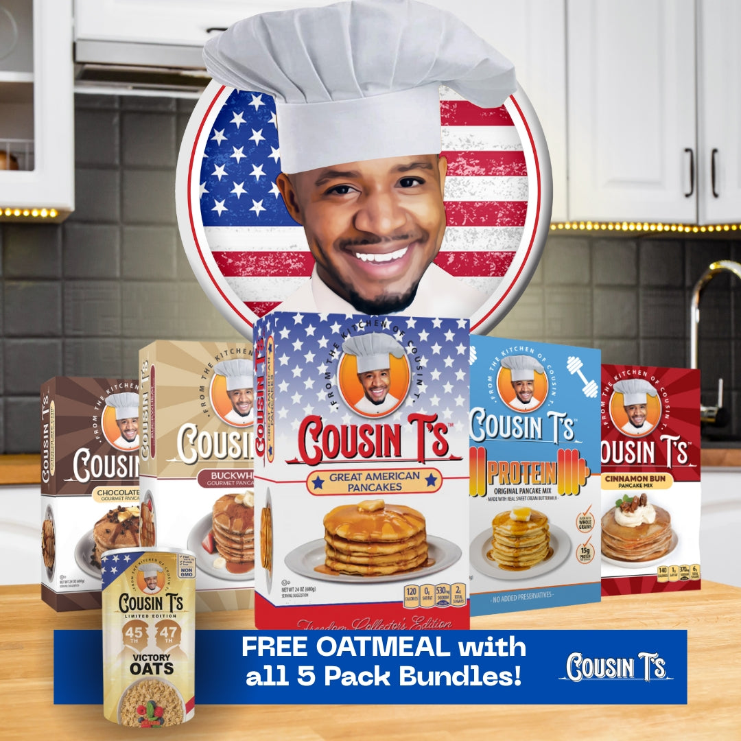 Cousin T's Gourmet Pancake Mix Variety Pack