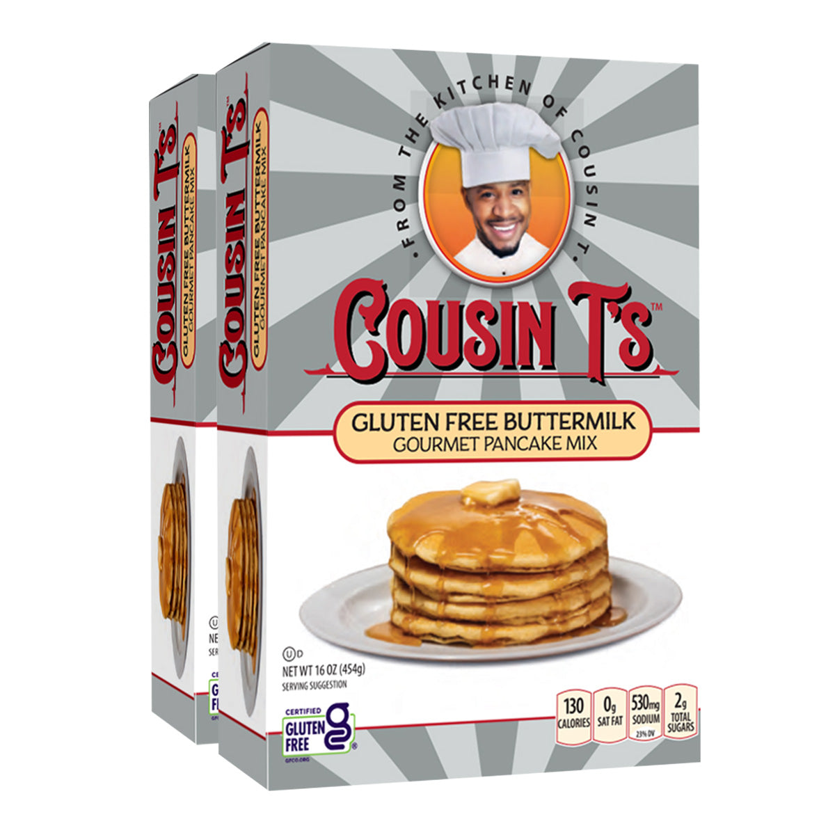 Cousin T's Gourmet Gluten Free Buttermilk Pancake Mix