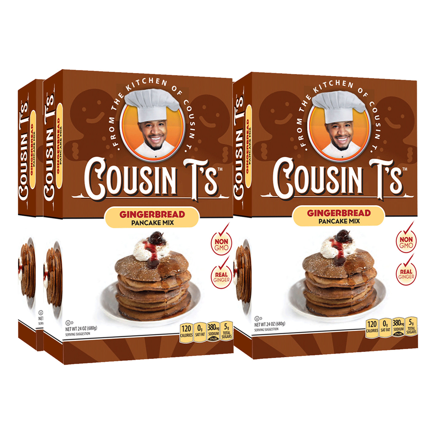 Cousin T's Gourmet Gingerbread Pancake Mix