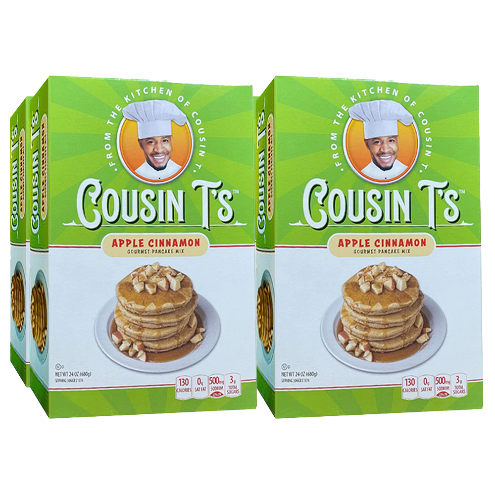 Cousin T's Gourmet Apple Cinnamon Pancake Mix