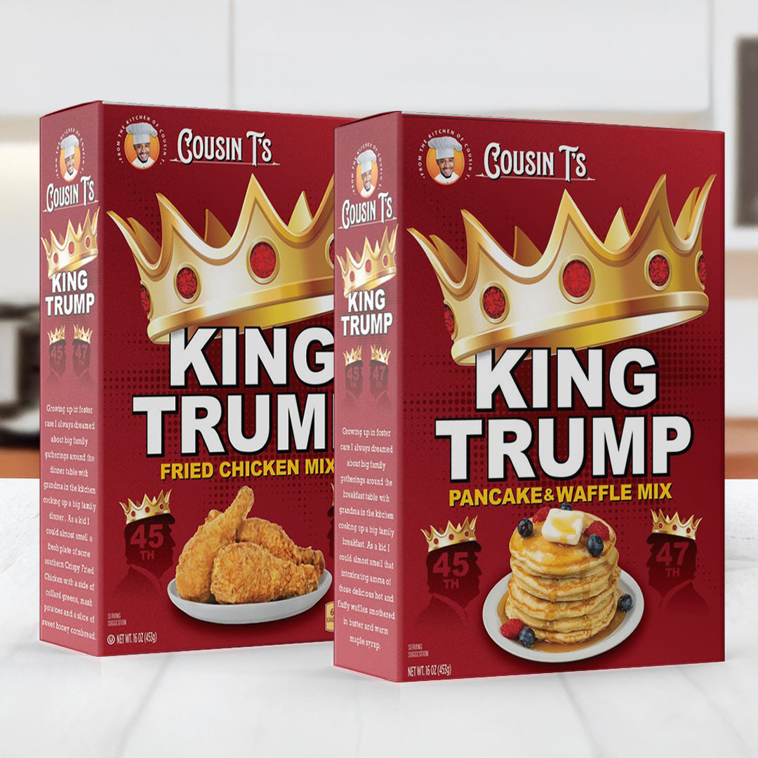 Cousin T's -  King Trump Pancake & Fried Chicken Mix Bundle