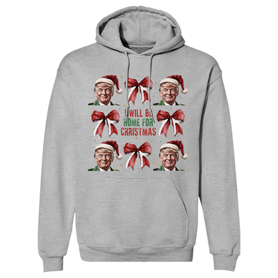 Trump Christmas Grid Hoodie