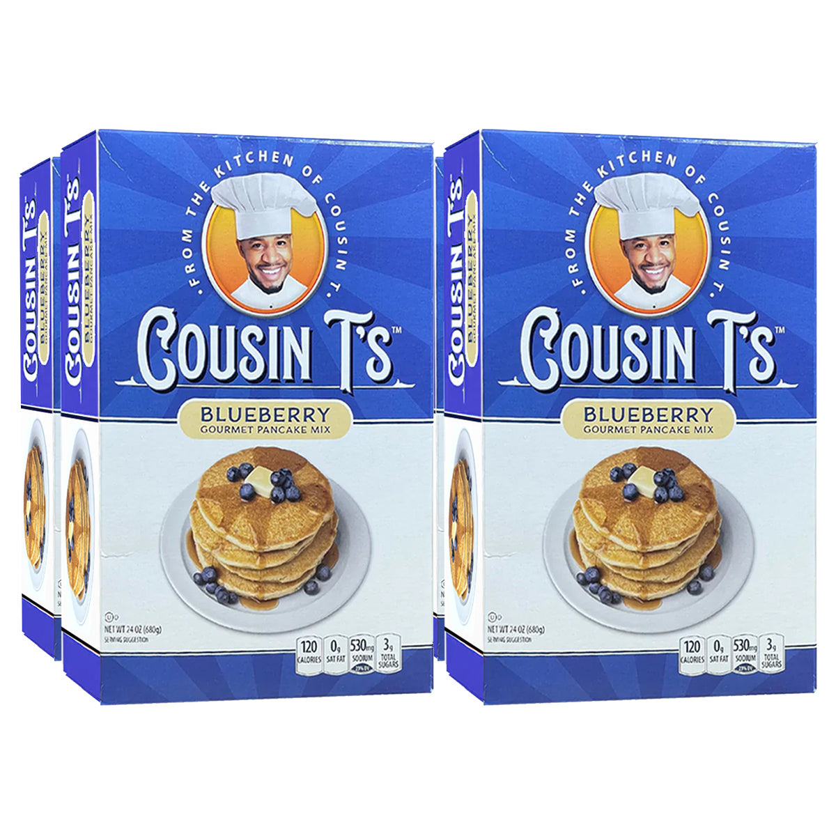 Cousin T's Gourmet Blueberry Pancake Mix