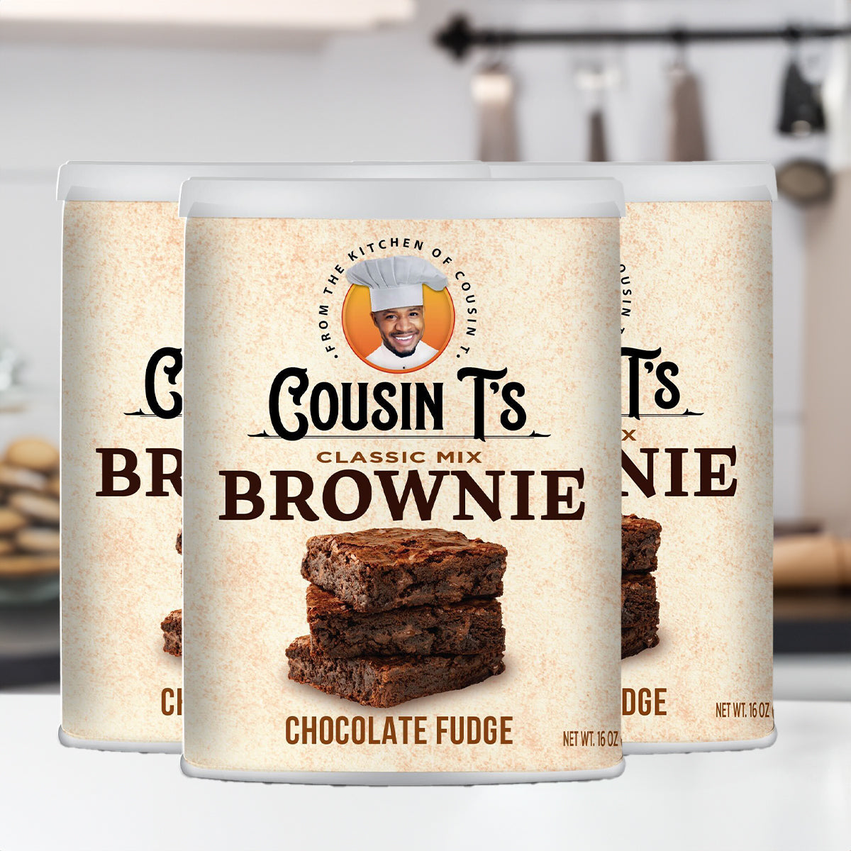 Cousin T's Gourmet Chocolate Fudge Brownie Mix