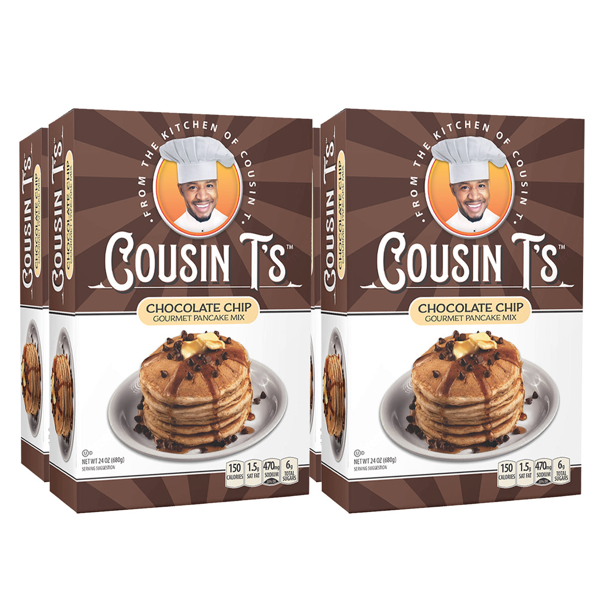 Cousin T's Gourmet Chocolate Chip Pancake Mix