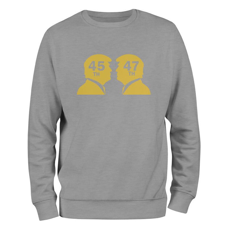 Trump 45th And 47th President Crewneck