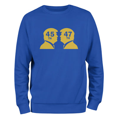 Trump 45th And 47th President Crewneck