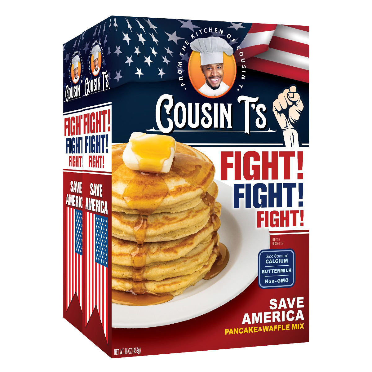 Cousin T's - Trump Fight! Fight! Fight! Pancake Mix