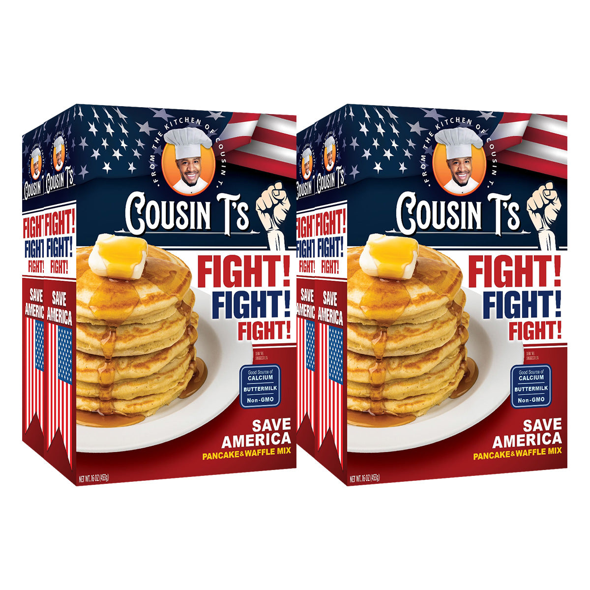 Cousin T's - Trump Fight! Fight! Fight! Pancake Mix