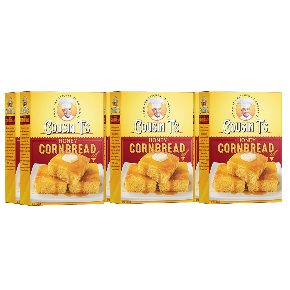 Cousin T's Gourmet Honey Cornbread Mix