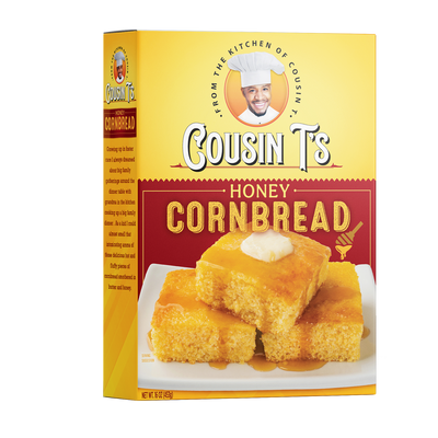 Cousin T's Gourmet Honey Cornbread Mix