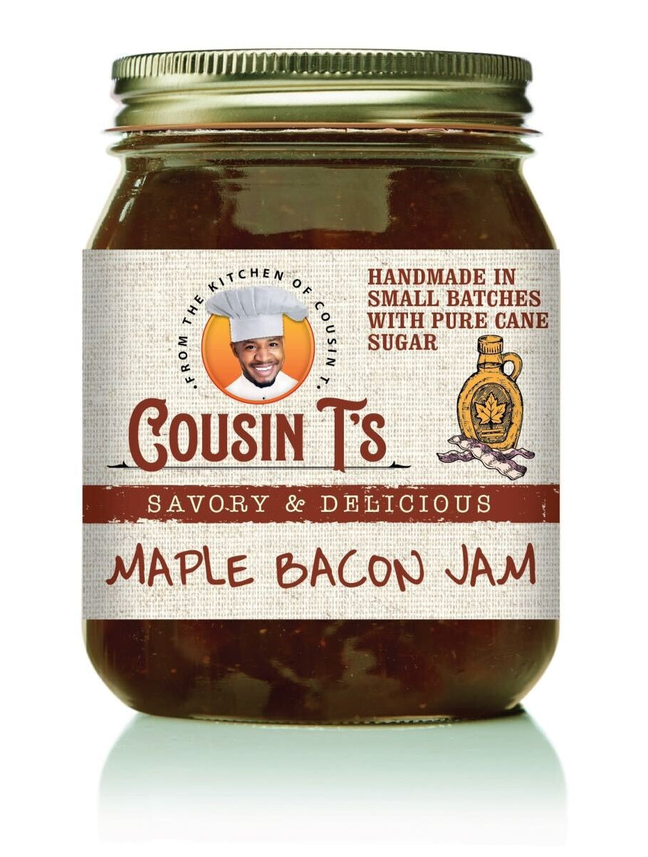 Cousin T's Gourmet Maple Bacon Jam