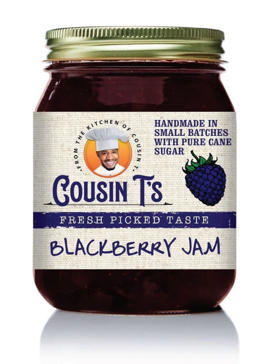 Cousin T's Gourmet Blackberry Jam