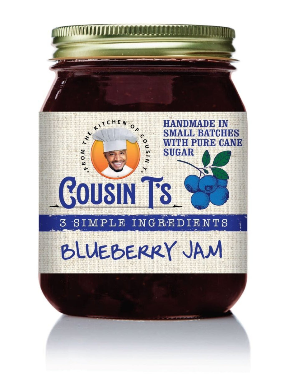 Cousin T's Gourmet Blueberry Jam