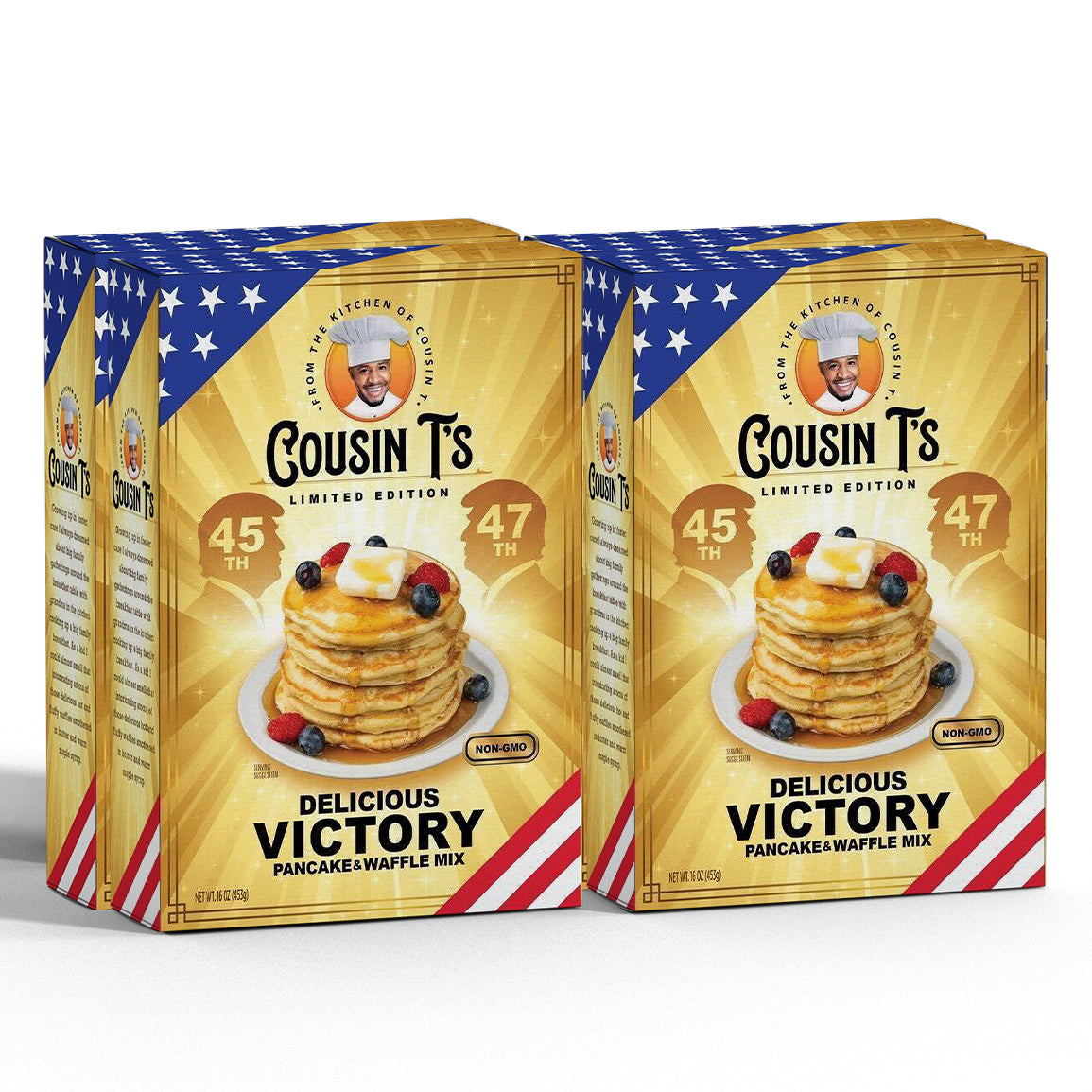 Cousin T's Gourmet Trump Victory Pancake Mix