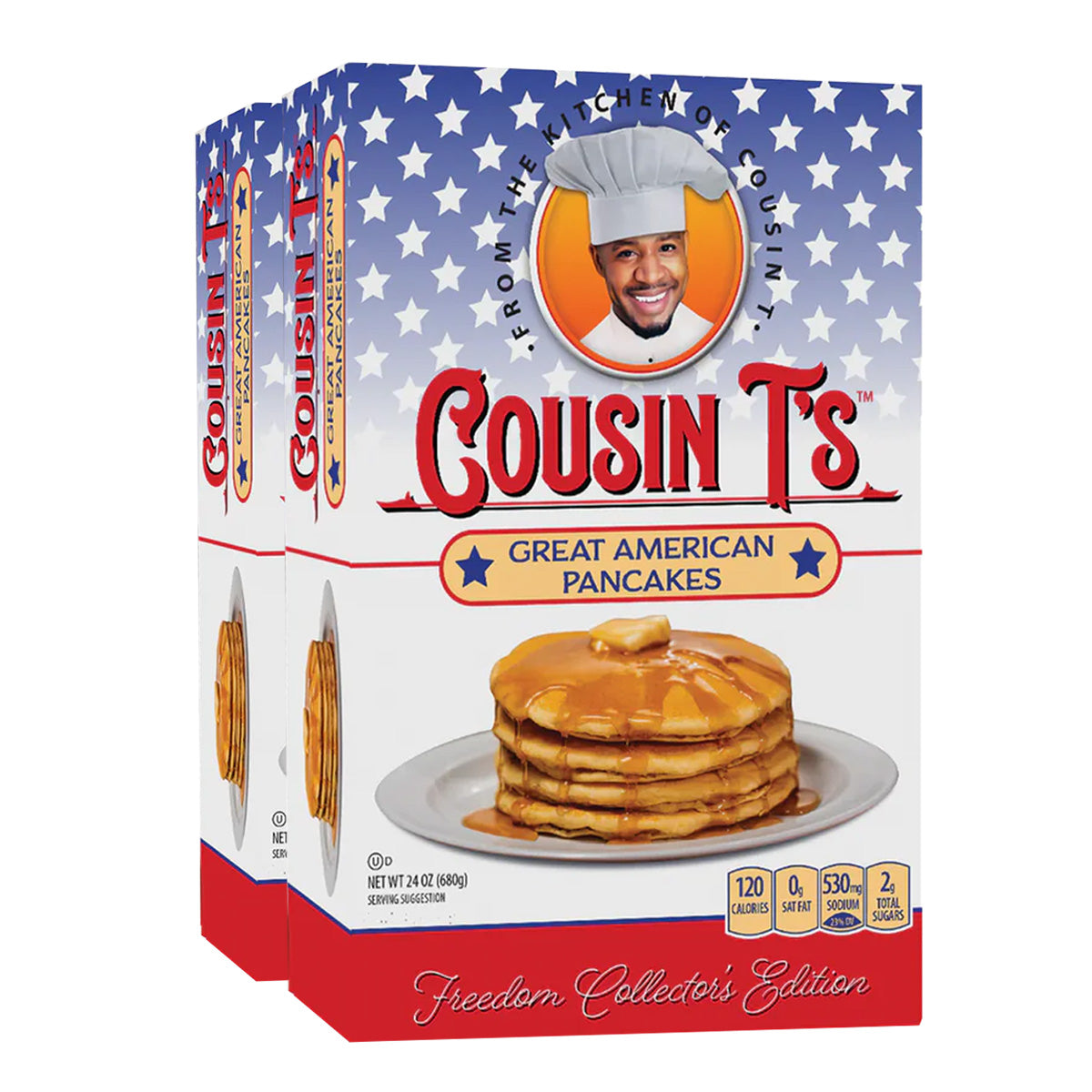 Cousin T's Gourmet Patriotic Buttermilk Pancakes- Special Edition