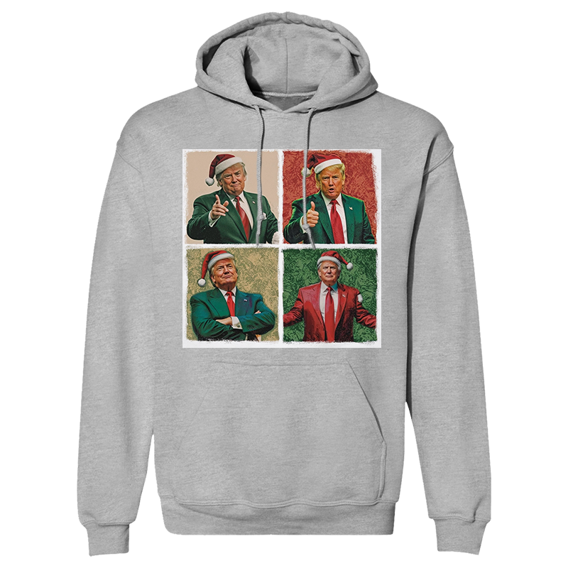 Trump Four Square Christmas Hoodie