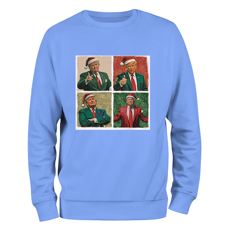 Trump Four Square Christmas Crewneck