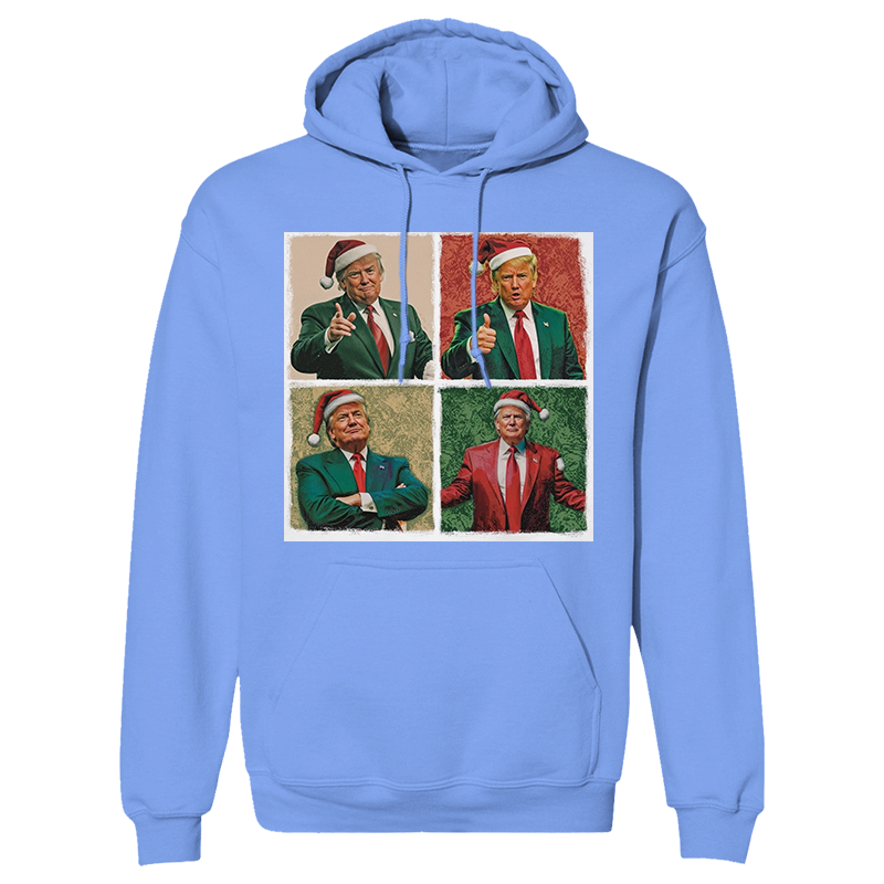 Trump Four Square Christmas Hoodie