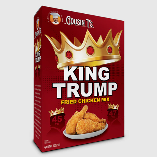 Cousin T's Gourmet King Trump Fried Chicken Mix (Single Box)