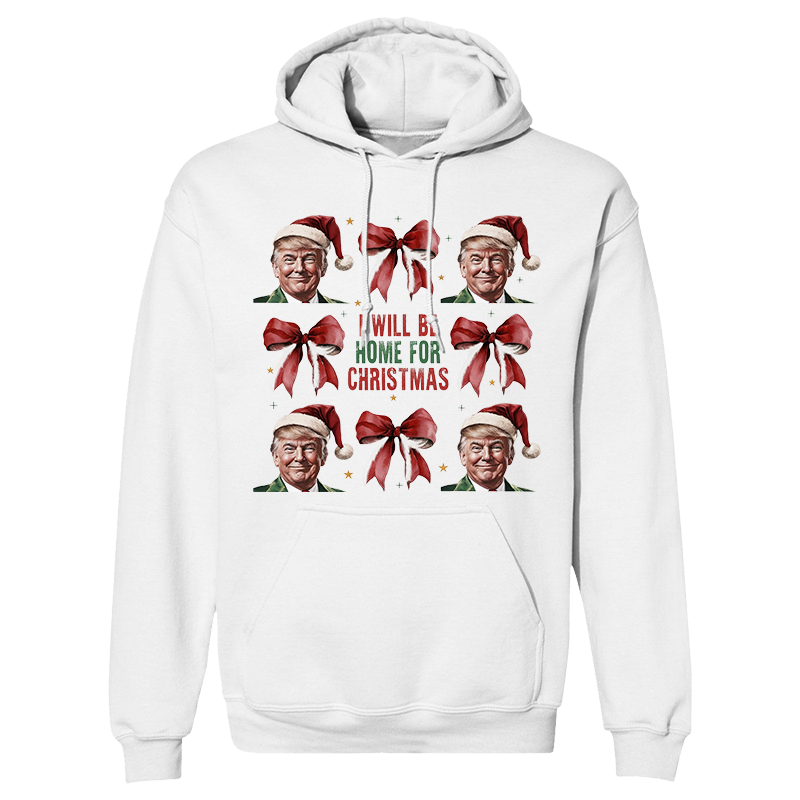 Trump Christmas Grid Hoodie