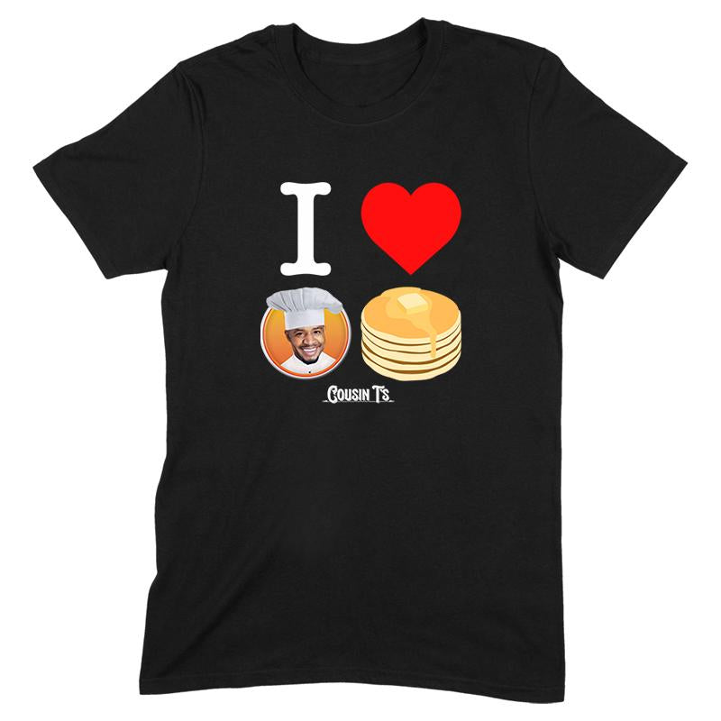 I Love Cousin Ts Pancakes Men's Apparel