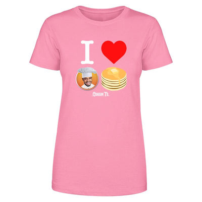 I Love Cousin Ts Pancakes Women's Apparel