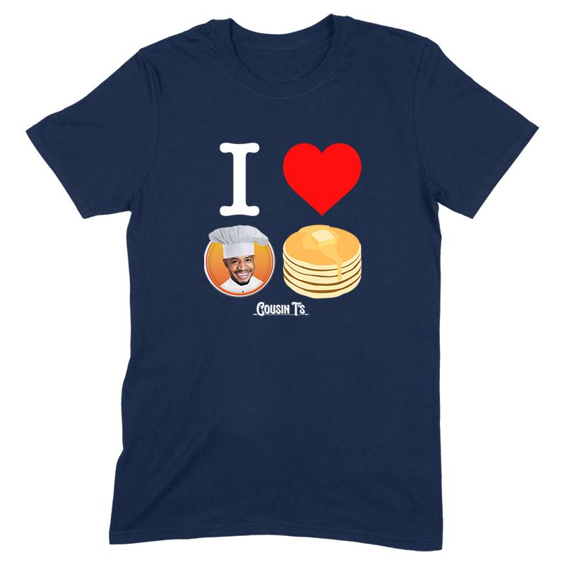 I Love Cousin Ts Pancakes Men's Apparel