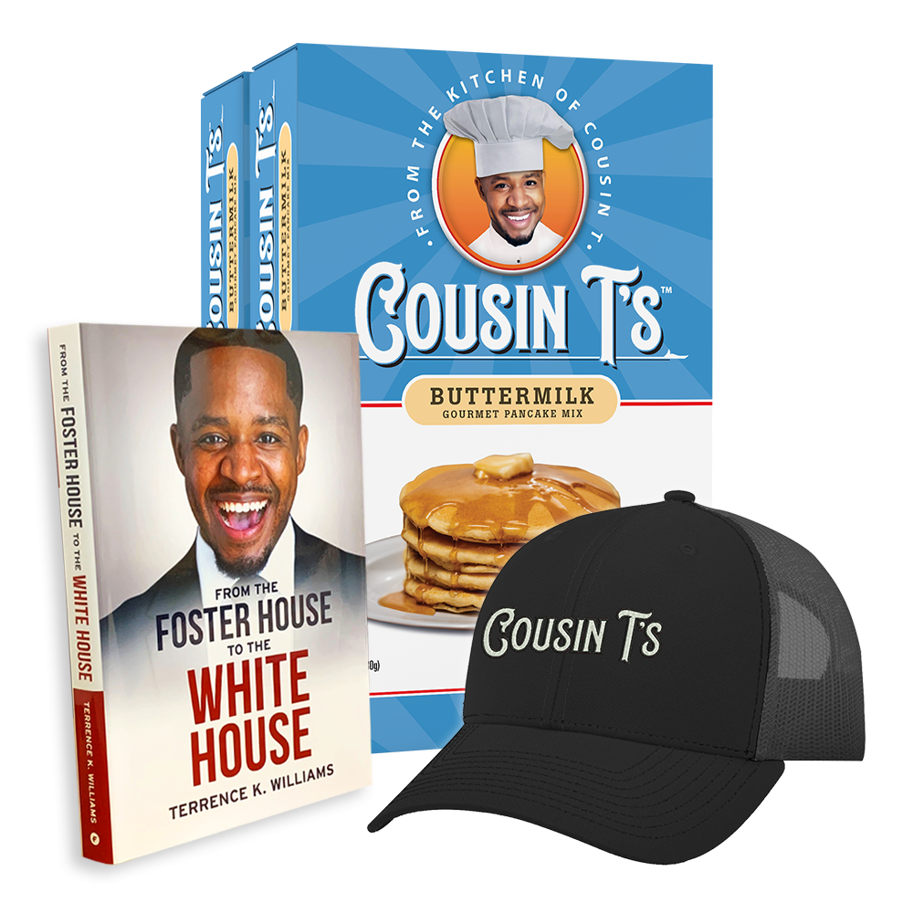 Cousin T's Book & Hat Bundle