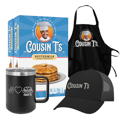 Cousin T's Hat, Mug & Apron Bundle