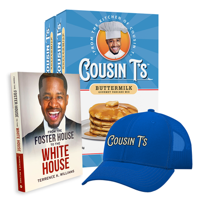 Cousin T's Book & Hat Bundle