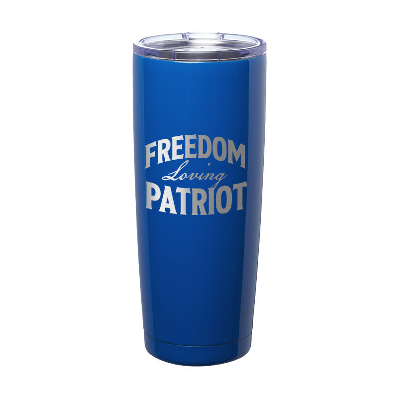 Freedom Loving Patriot Laser Etched Tumbler