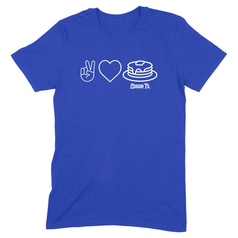 Peace Love Pancakes Men's Apparel