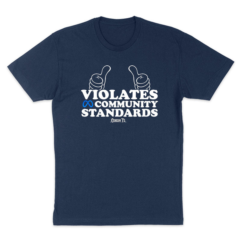 Violates Community Standards Men's Apparel
