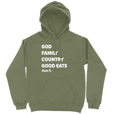 God Family Country Good Eats Hoodie