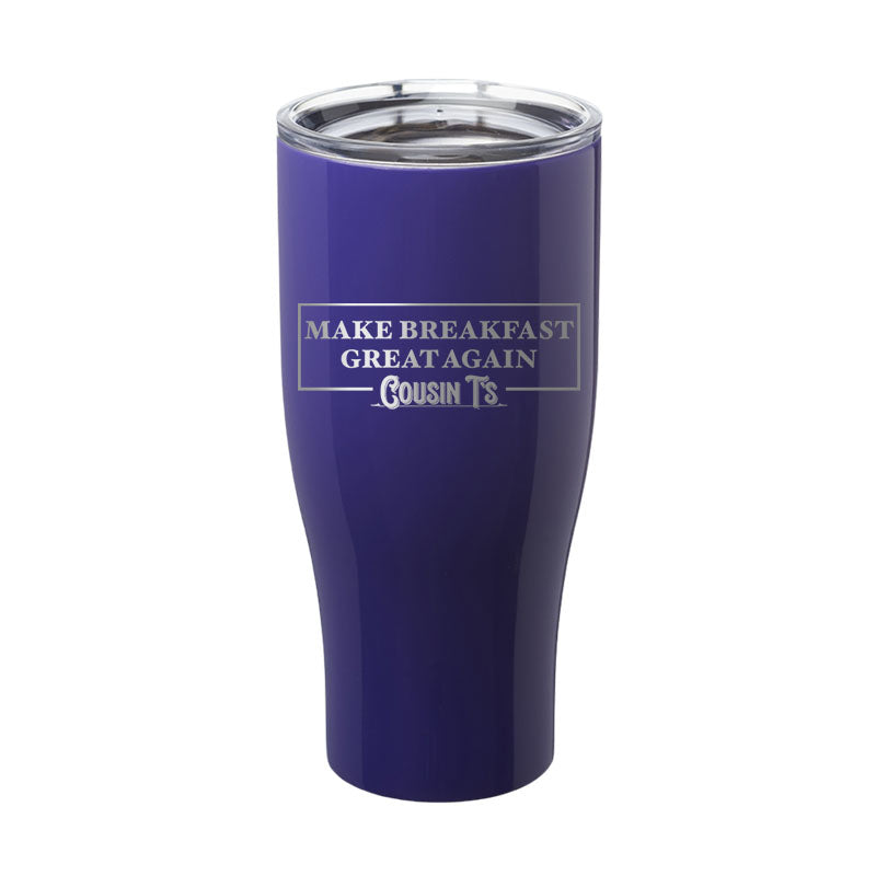 Make Breakfast Great Again Laser Etched Tumbler
