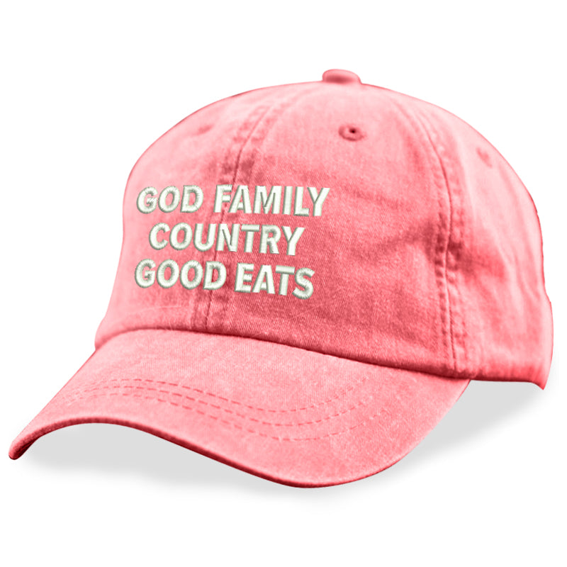 God Family Country Good Eats Hat