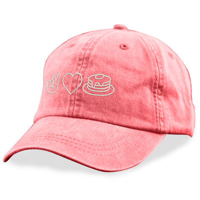 Peace Love Pancakes Hat