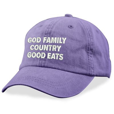 God Family Country Good Eats Hat