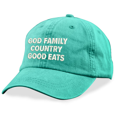 God Family Country Good Eats Hat