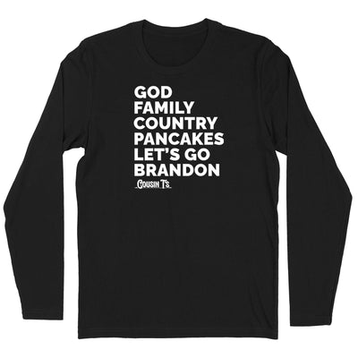 God Family Country Pancakes LGB Men's Apparel