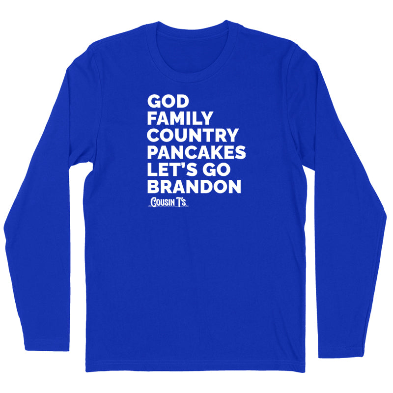 God Family Country Pancakes LGB Men's Apparel