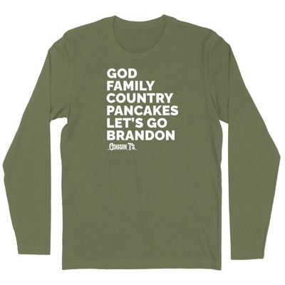 God Family Country Pancakes LGB Men's Apparel