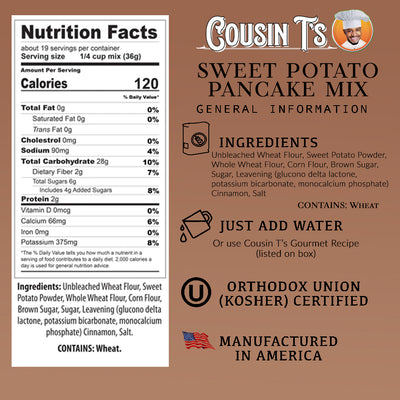 $7 Deal - Cousin T's Sweet Potato Gourmet Pancake Mix