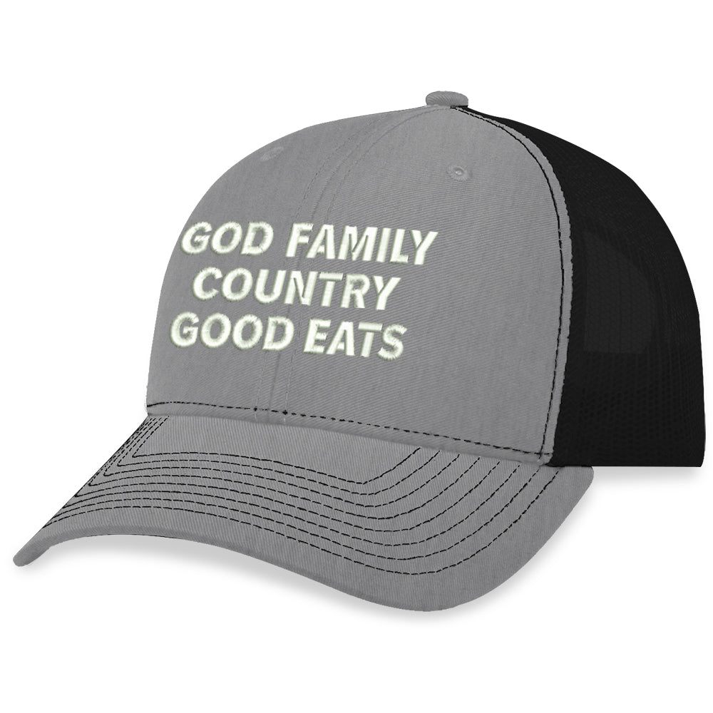 God Family Country Good Eats Hat