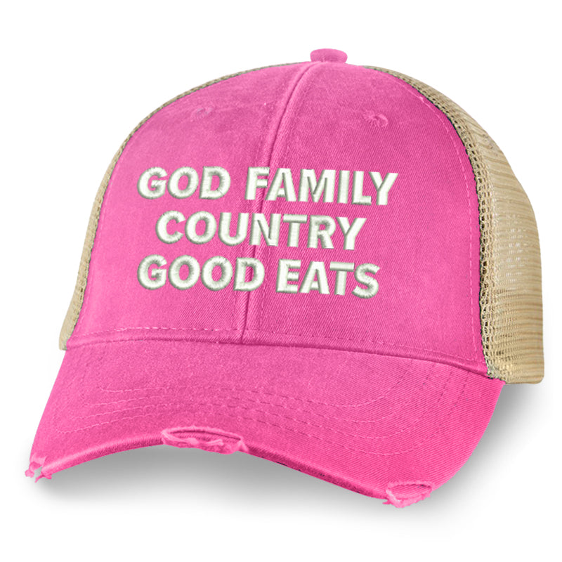 God Family Country Good Eats Hat