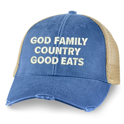 God Family Country Good Eats Hat