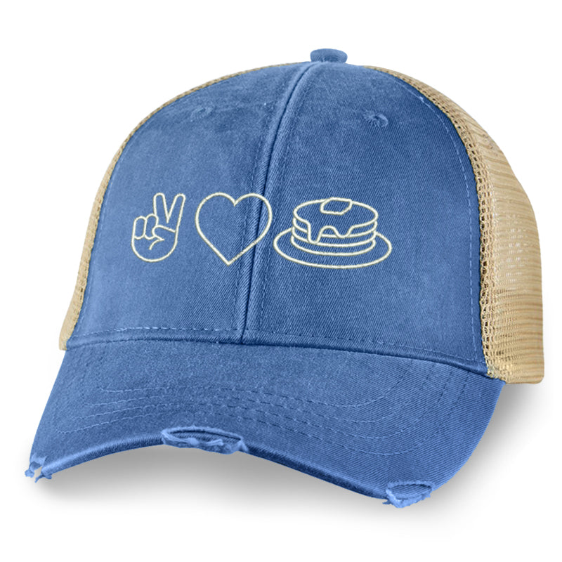 Peace Love Pancakes Hat