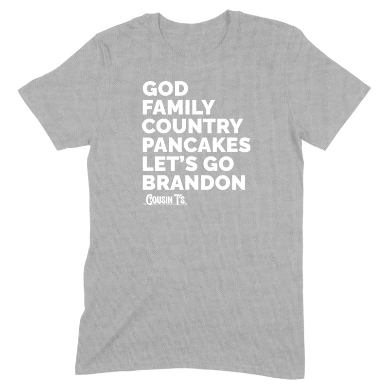 God Family Country Pancakes LGB Men's Apparel