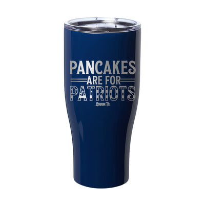 Pancakes Are For Patriots Laser Etched Tumbler